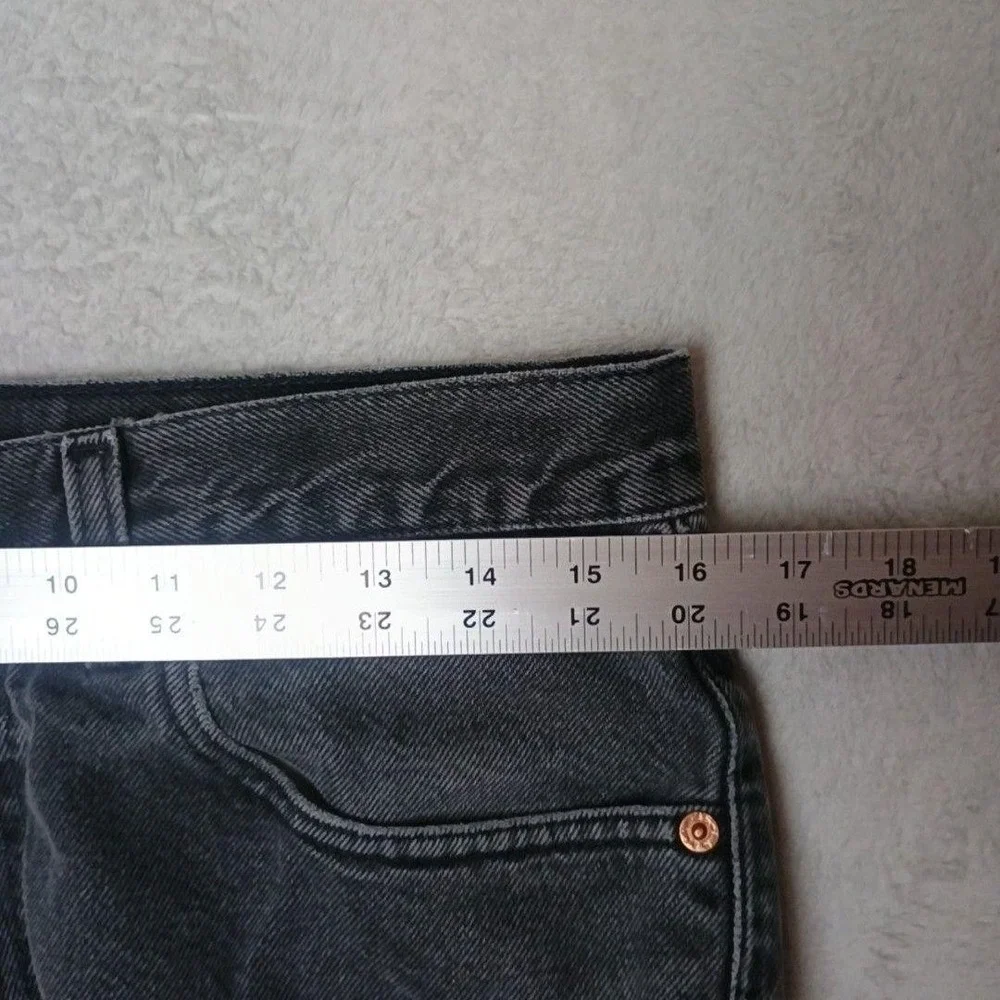 Vintage Levis 550 Jeans Mens 32x30 Black Y2K Straight Relaxed Charcoal Denim